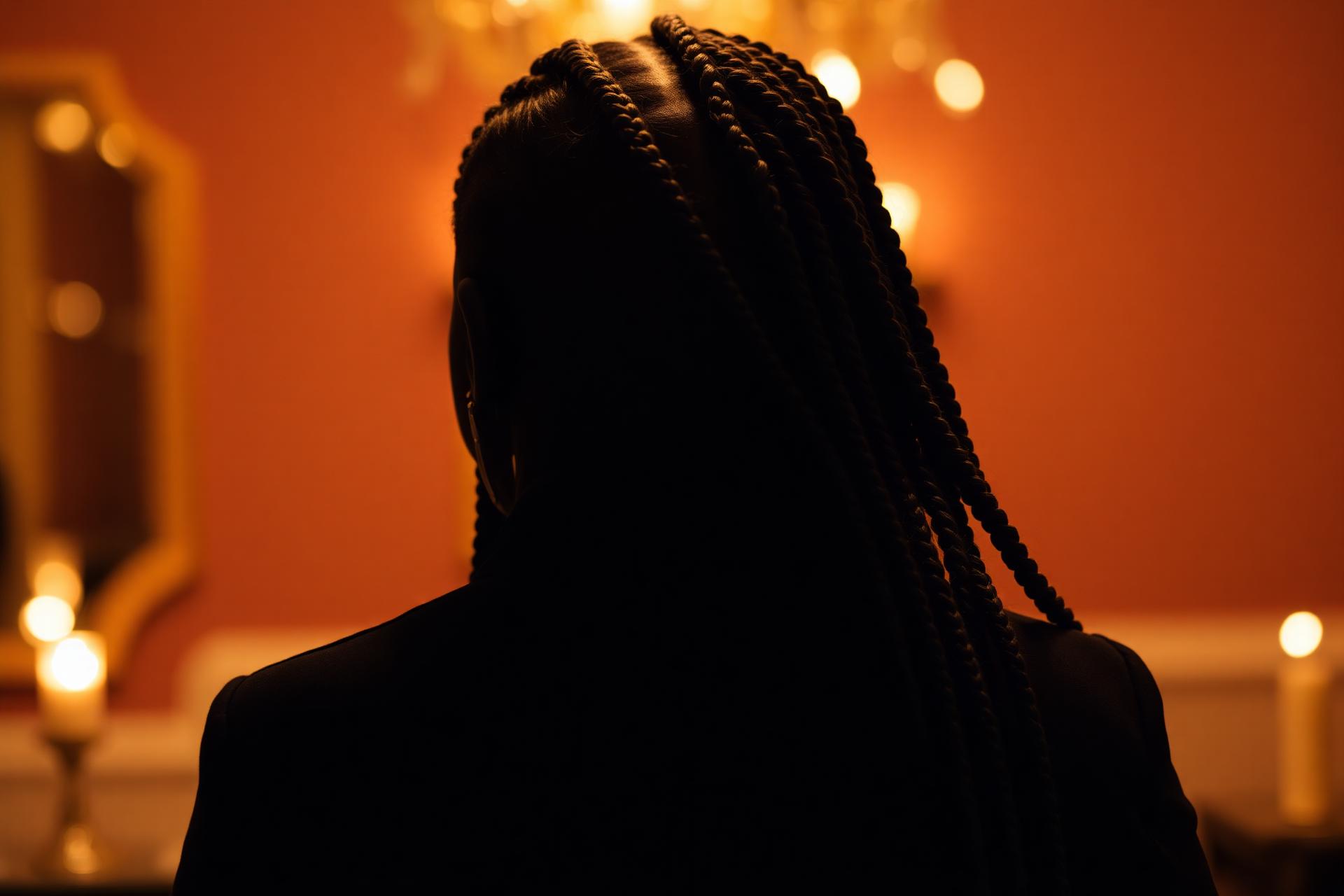 Knotless box braids hairstyle by D-Love Hair Braiding Center, Dracut MA